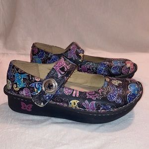 Alegria Orthotic Shoe Women’s Size 7 / 7.5 Cats Paloma Mary Janes Nurse Shoes